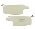 Sun visors white without mirror (Per Pair) Beetle sedan 8.1967 and later Beetle convertible 8.1972 and lateror (Per Pair) Beetle 8.1964 until 7.1972 convertible